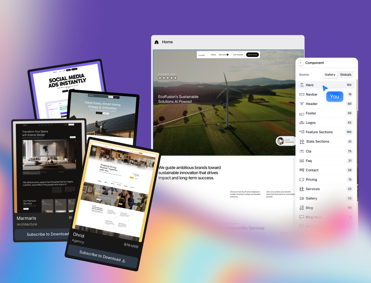 Webflow Templates vs Modular Systems