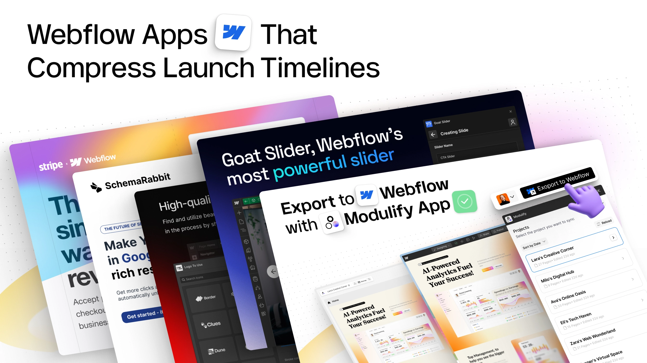 Webflow Apps That Compress Launch Timelines