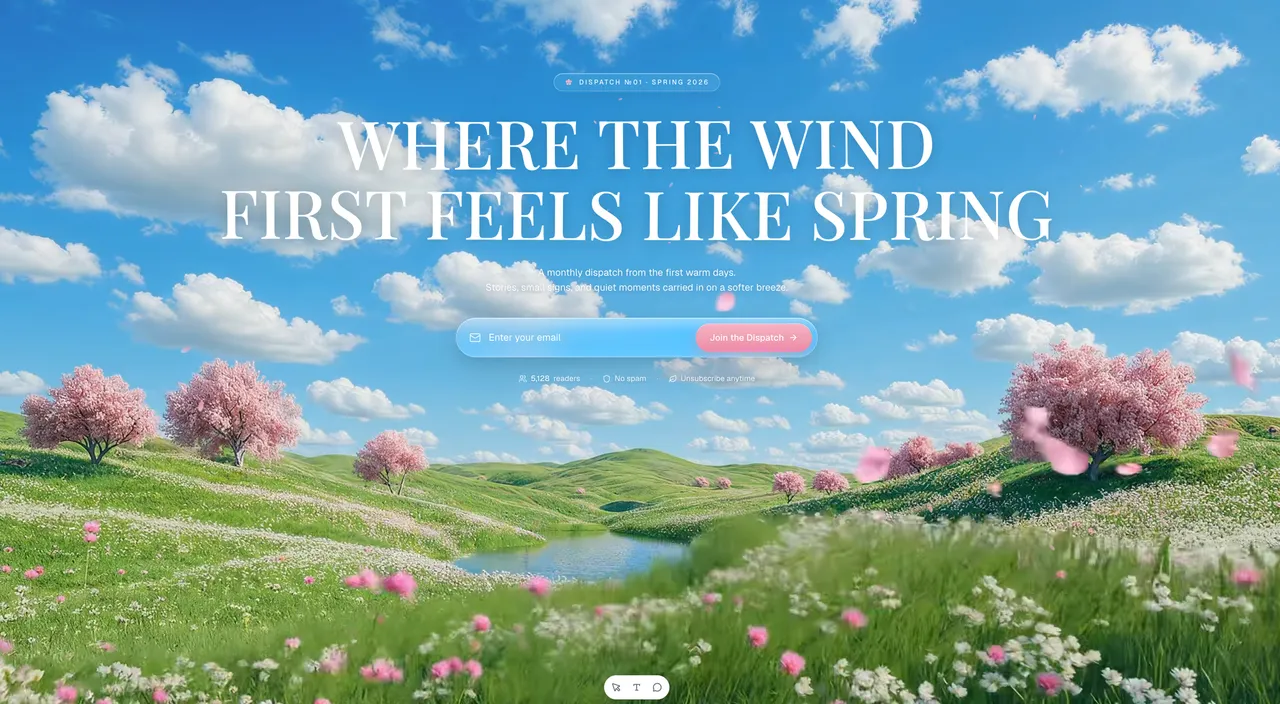Spring Dispatch template preview