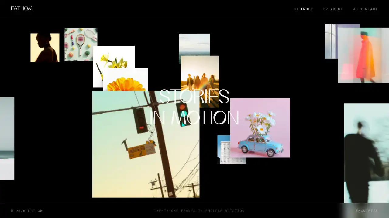 Fathom template preview