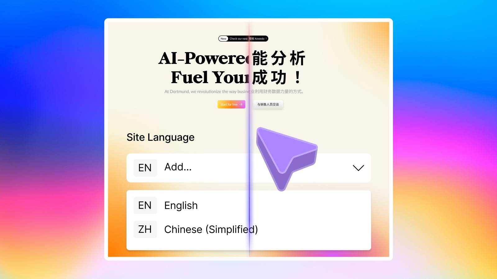 Multi language