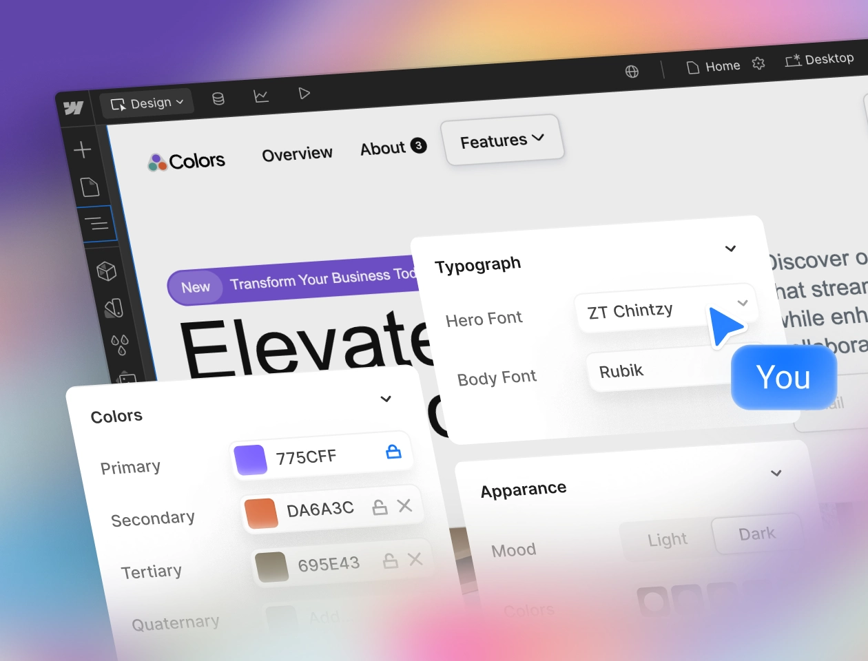 How to Customize Webflow Templates Without Breaking the Design System