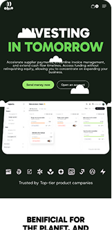 Generated fintech app example